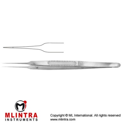 Micro Suturing Forcep With Platform Stainless Steel, 18.5 cm - 7 1/4" Tip Size 0.5 mm